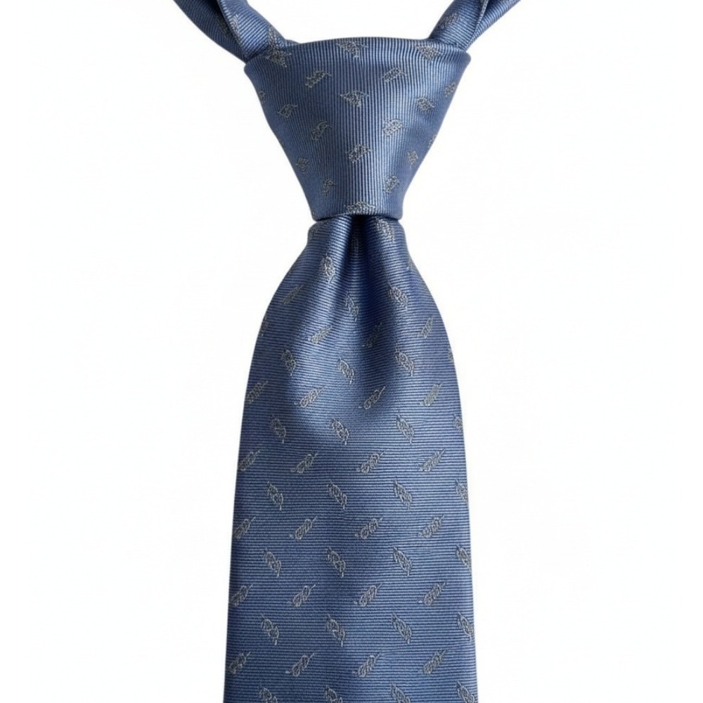 NEW 346 Brooks Brothers Blue Silk Mens Tie‎ Small Patterned Classic Necktie NWT